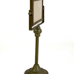 Pastatomas industrinio stiliaus metalinis nuotraukų rėmelis 10,5x20x32 cm