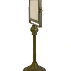 Pastatomas industrinio stiliaus metalinis nuotraukų rėmelis 10,5x20x32 cm
