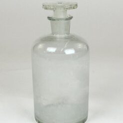 Vokiškas stiklinis Glaswerk Wertheim medicininis butelys – grafinas 1000 ml 10x10x21,5 cm