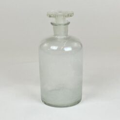 Vokiškas stiklinis Glaswerk Wertheim medicininis butelys – grafinas 1000 ml 10x10x21,5 cm