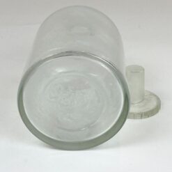 Vokiškas stiklinis Glaswerk Wertheim medicininis butelys – grafinas 1000 ml 10x10x21,5 cm