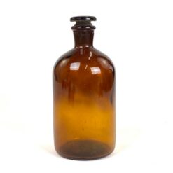 Rudo stiklo medicininis buteliukas – grafinas 1000 ml 10x10x23,5 cm