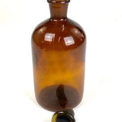 Rudo stiklo medicininis buteliukas – grafinas 1000 ml 10x10x23,5 cm
