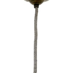 Pakabinamas industrinio stiliaus emaliuoto metalo šviestuvas 25,5×25,5×98 cm