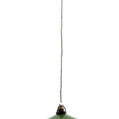 Pakabinamas industrinio stiliaus emaliuoto metalo šviestuvas 25,5×25,5×105 cm