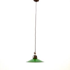 Pakabinamas industrinio stiliaus emaliuoto metalo šviestuvas 25x25x108 cm