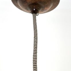 Pakabinamas industrinio stiliaus emaliuoto metalo šviestuvas 25x25x108 cm