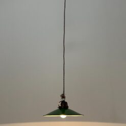 Pakabinamas industrinio stiliaus emaliuoto metalo šviestuvas 25x25x108 cm