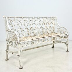 Prabangus gotikinio stiliaus lauko suoliukas iš ketaus 54x140x85 cm, 44 cm