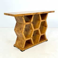 Art Deco stiliaus riešutmedžio lukšto konsolė "Korys" 40x121,5x79,5 cm