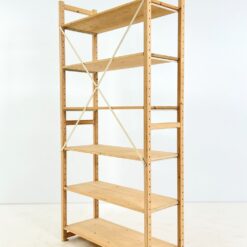 Olandiška „Wedeka” medinė pastatoma šešių aukštų lentyna 40,5×103,5×208 cm