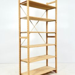 Olandiška „Wedeka” medinė pastatoma šešių aukštų lentyna 40,5×103,5×208 cm