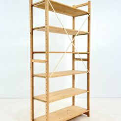 Olandiška „Wedeka” medinė pastatoma šešių aukštų lentyna 40,5×103,5×208 cm