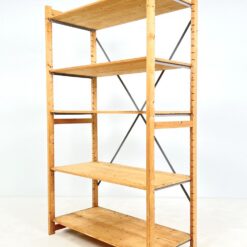 Medinė pastatoma penkių aukštų lentyna 60x123x211 cm