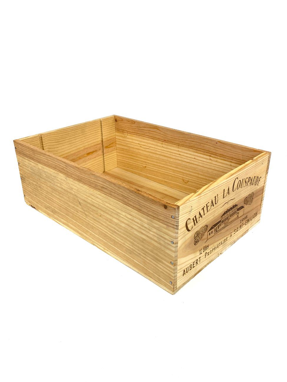 HN2910-dezes-ir-dezutes-buteliams-5 Medinė dėžė 12-ai vyno butelių „Château La Couspaude” 50,5×33,5×17,5 cm