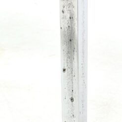 Metalinis chromuotas staliukas stikliniu stalviršiumi 97x152x41 cm
