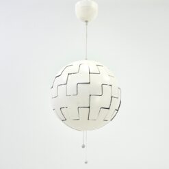 IKEA PS 2014 pakabinamas išskleidžiamas baltos ir žydros spalvų šviestuvas 30x30x41 cm