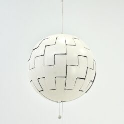 IKEA PS 2014 pakabinamas išskleidžiamas baltos ir žydros spalvų šviestuvas 30x30x41 cm