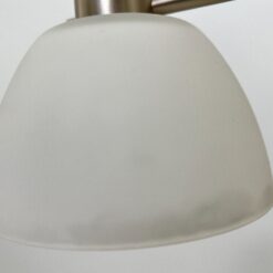Pakabinamas Sorpetaler Leuchten penkių šakų šviestuvas iš metalo ir medžio su stikliniais gaubtais 57x57x46 cm