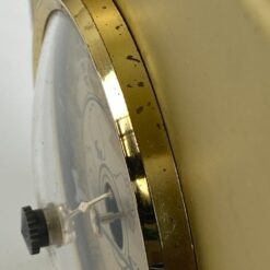 Pakabinamas aukso spalvos barometras 3,5×12,5×12 cm