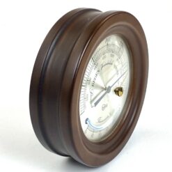Vokiška „Barigo” pakabinama meteorologinė stotelė: barometras ir termometras mediniame rėme 4×13,5×13,5 cm