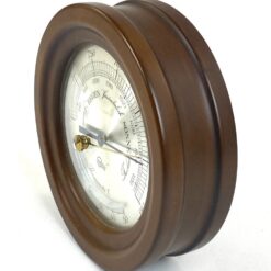 Vokiška „Barigo” pakabinama meteorologinė stotelė: barometras ir termometras mediniame rėme 4×13,5×13,5 cm