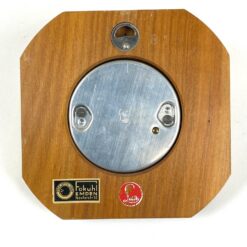 Vokiškas vintažinis „Lufft” pakabinamas barometras mediniame rėme 4×13,5×13,5 cm