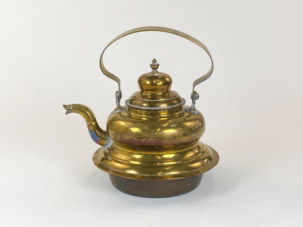 HN2965-arbatinukai-virduliai-samovarai-2 Žalvarinis arbatinukas variniu pagrindu 3500 ml 24x31x25 cm