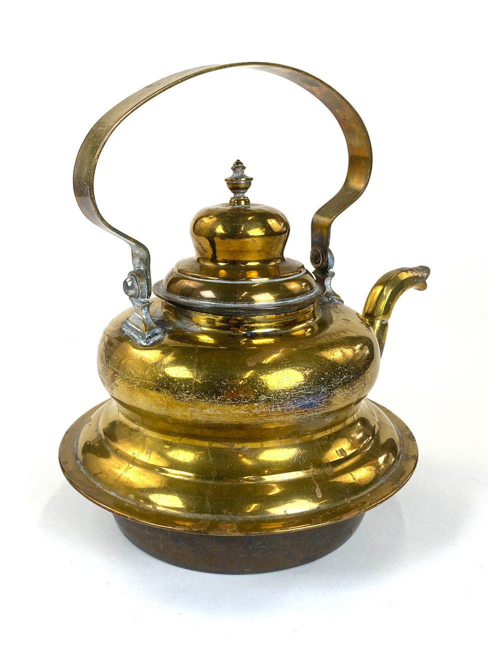 HN2965-arbatinukai-virduliai-samovarai-4 Žalvarinis arbatinukas variniu pagrindu 3500 ml 24x31x25 cm