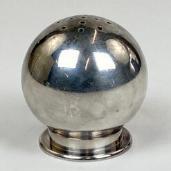 Prancūziška Maison Ercuis bumbulo formos sidabruoto metalo prieskoninė 7x7x7,5 cm