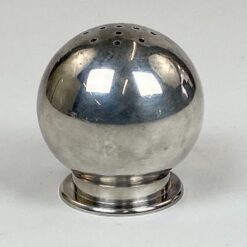 Prancūziška Maison Ercuis bumbulo formos sidabruoto metalo prieskoninė 7x7x7,5 cm