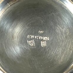 Prancūziška Maison Ercuis bumbulo formos sidabruoto metalo prieskoninė 7x7x7,5 cm