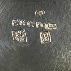 Prancūziška Maison Ercuis bumbulo formos sidabruoto metalo prieskoninė 7x7x7,5 cm