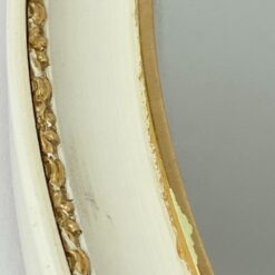 Ovalus pakabinamas veidrodis mediniame rėme 2x34x43,5 cm