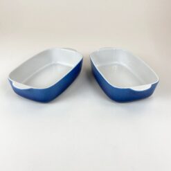 Keramikinis mėlynos spalvos serviravimo indas 15,5x26x6 cm