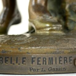 Moters statula iš cinko „Belle Fermière” 16x20x46 cm