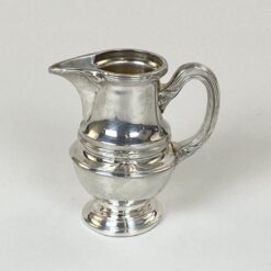 Prancūziškas Gallia by Christofle sidabruoto metalo ąsotėlis 120 ml 5,5×9,5×9,5 cm