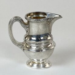 Prancūziškas Gallia by Christofle sidabruoto metalo ąsotėlis 120 ml 5,5×9,5×9,5 cm