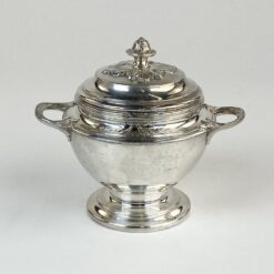 Prancūziška Gallia by Christofle sidabruoto metalo cukrinė 10×13,5×12 cm