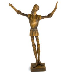 Medinė statula „Don Kichotas” 10×35,5×52 cm