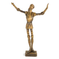 Medinė statula „Don Kichotas” 10×35,5×52 cm