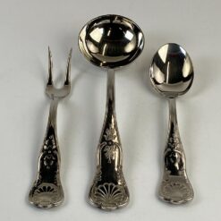 Metalinių stalo įrankių komplektas 12-ai asmenų su dėže 32,5x49x7 cm