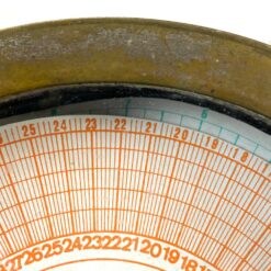 Belgiškas nikeliuoto žalvario balandžių lenktynių laikmatis Imperator Toulet su ąžuoline dėže, gamintojas Henry Martens & Cie 11,5×17,5×18 cm