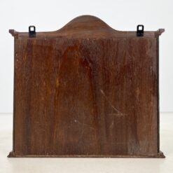 Pakabinama ąžuolinė spintelė su stiklu 16x57x53 cm