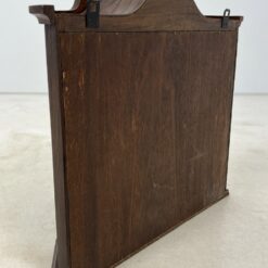 Pakabinama ąžuolinė spintelė su stiklu 16x57x53 cm