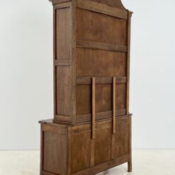 Ąžuolinis drožinėtas dviejų dalių bufetas 39x109x208 cm