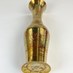 Žalvarinė indiška ornamentais dekoruota vaza 9,5×9,5×35 cm