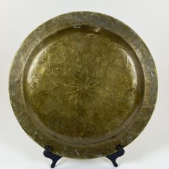 Žalvarinis graviruotas Vidurinių Rytų padėklas39,5×39,5×2 cm