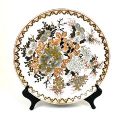 Kiniška porcelianinė Imari stiliaus lėkštė 26x26x3 cm