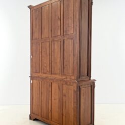 Klasikinio stiliaus riešutmedžio dviejų dalių bufetas 48x139x224 cm